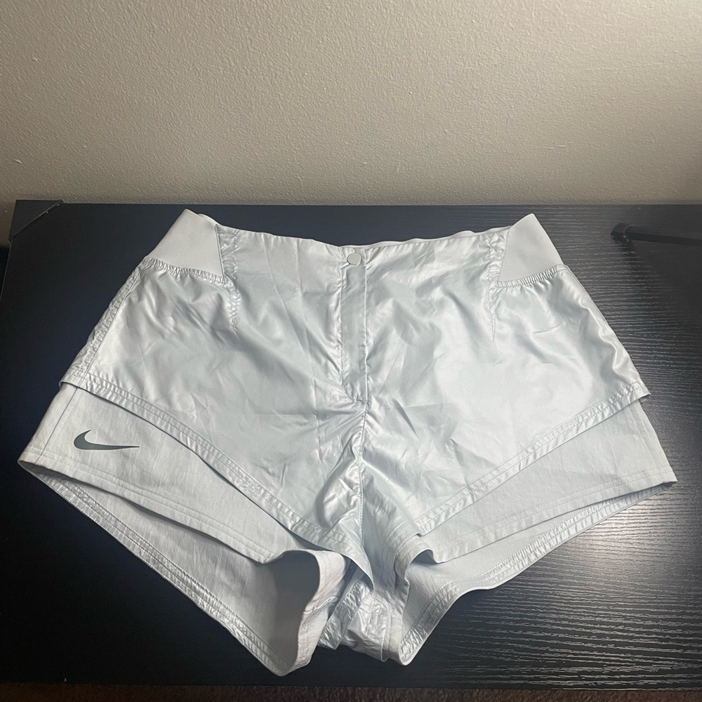 NWT! Nike Women's Light Blue Athletic Shorts